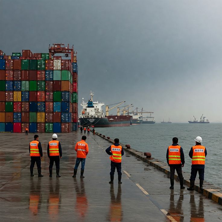 Técnicos Olhando o Mar img